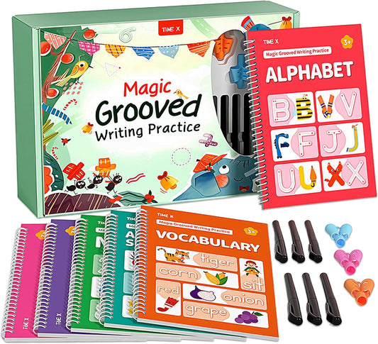 Smart Kidz™ Magic Grooved Writing Practice Books